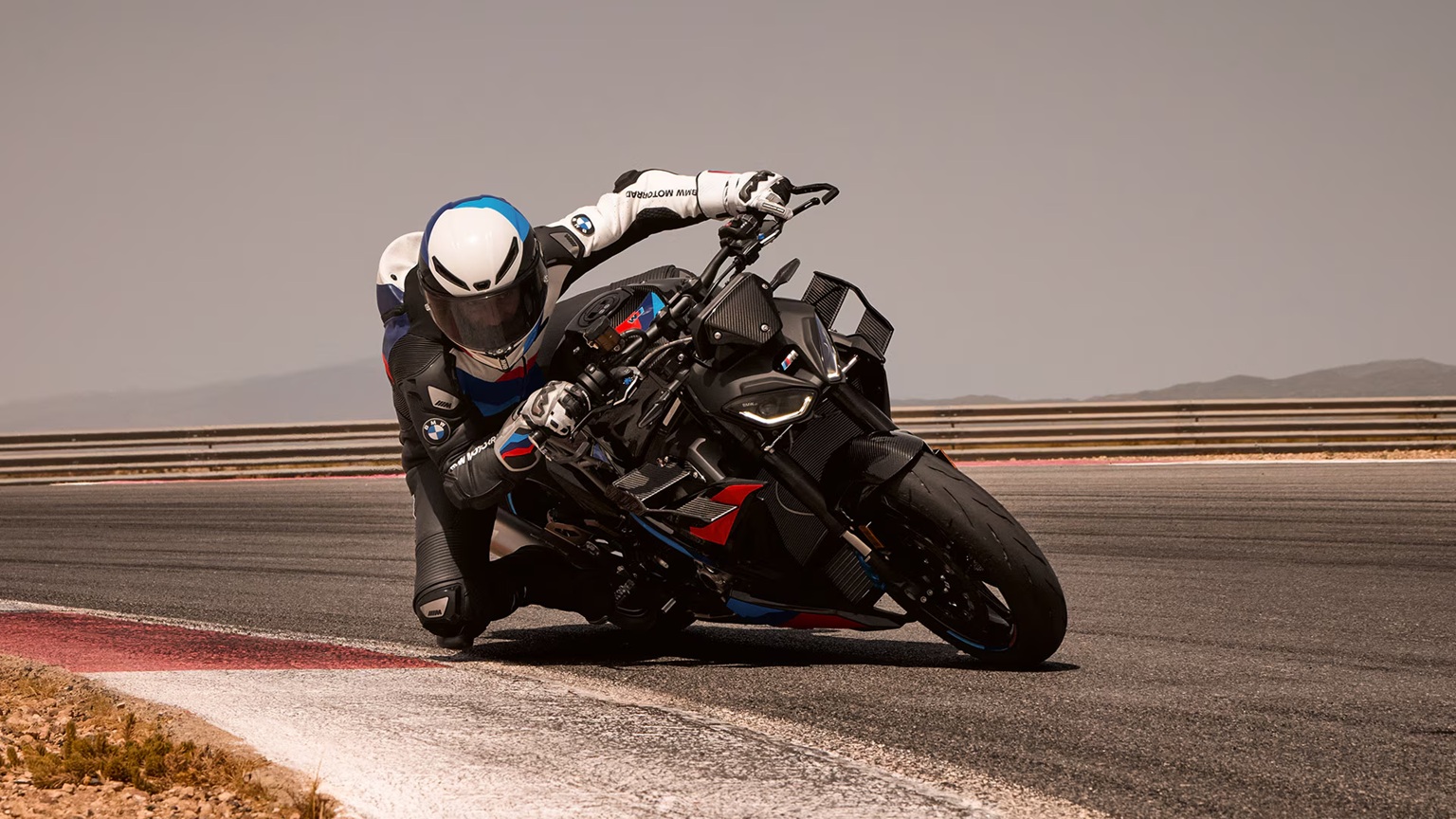 Man riding on a 2026 BMW M 1000 R in San Jose, CA